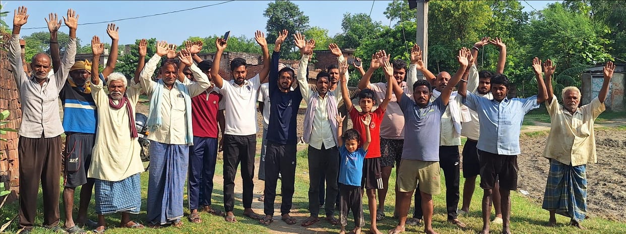 Angry villagers demonstrated over not increasing the capacity of transformer