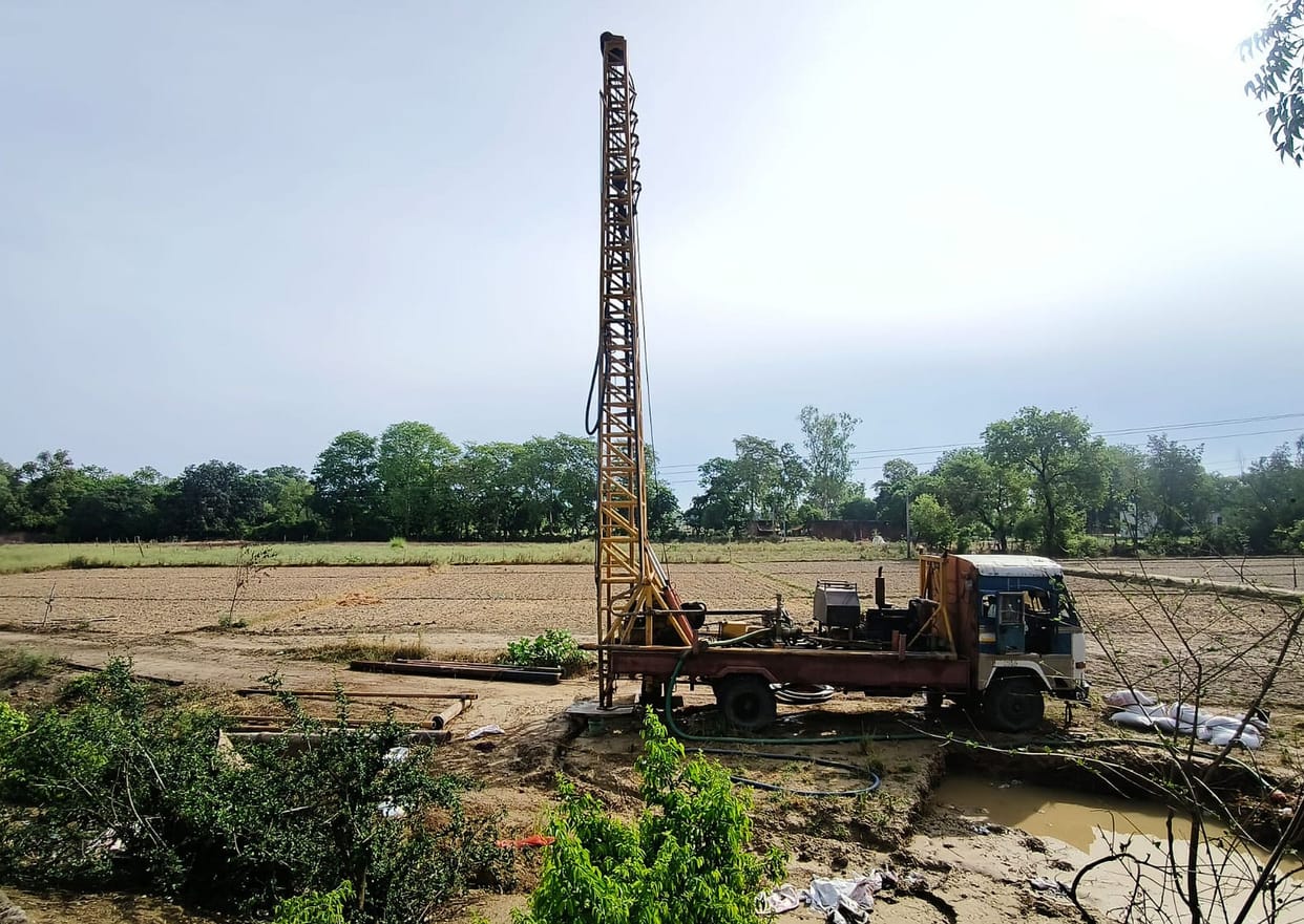 Construction of overbridge started at Sahjipur gate