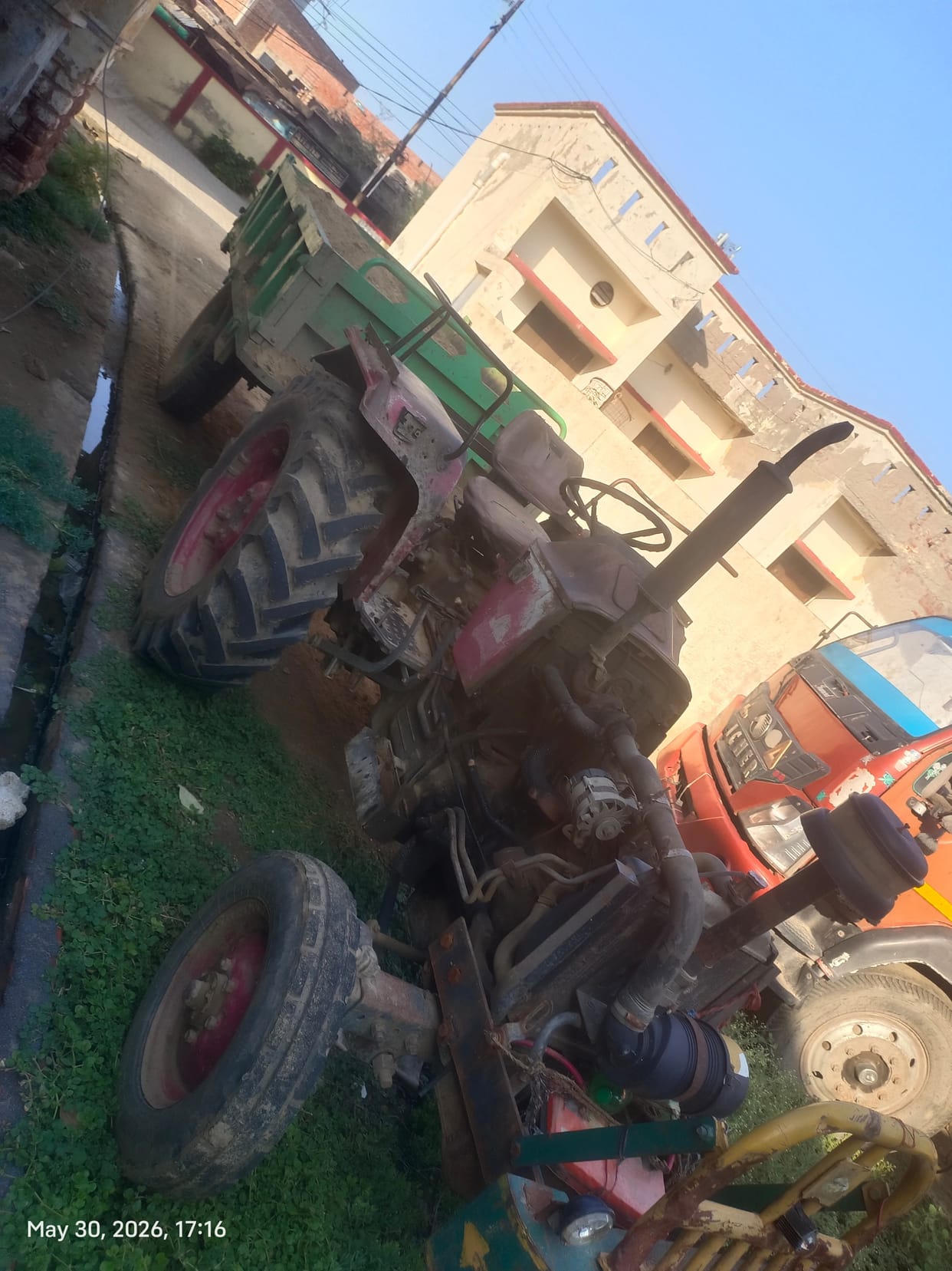 Tractor-trolley seized for illegal mining of soil