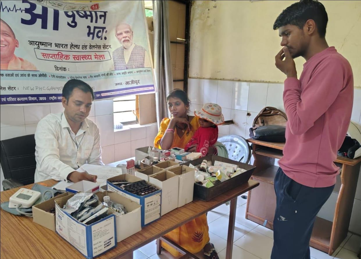 Health check-up of 2100 patients was done in the public health fair