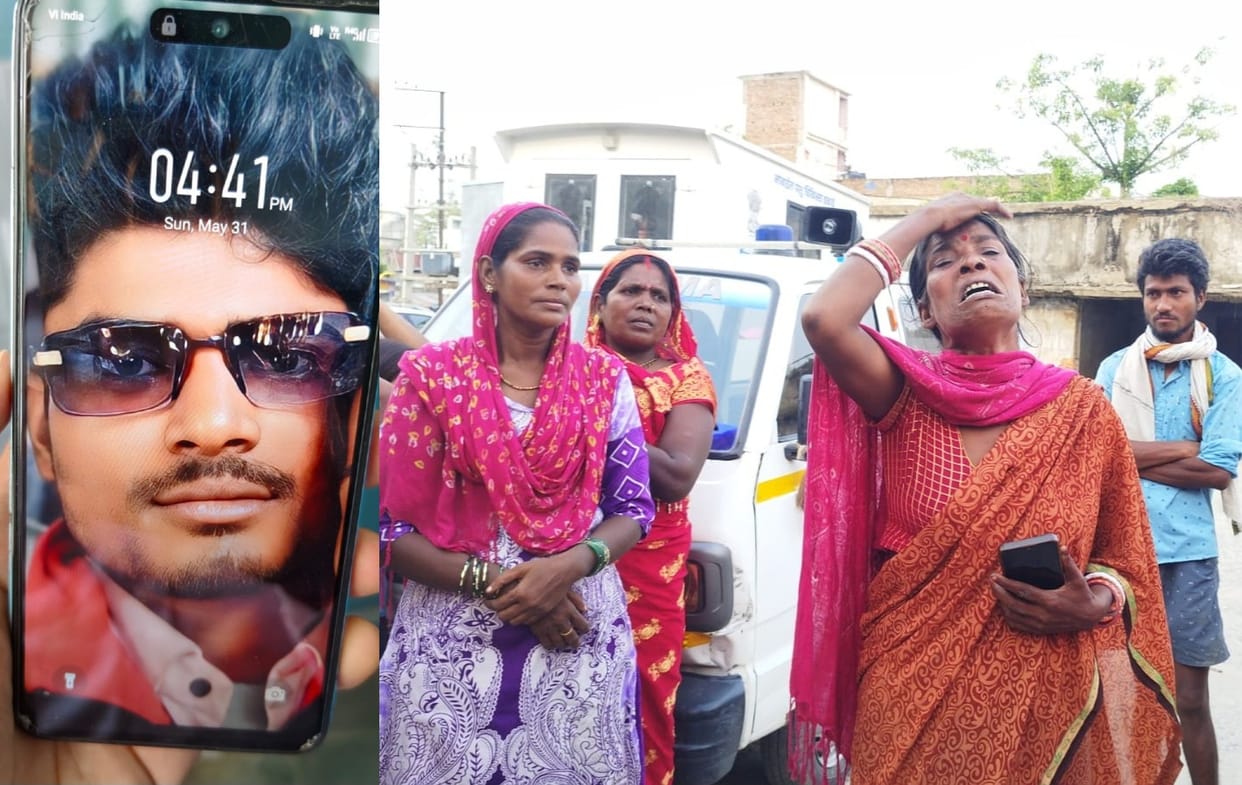 Muzaffarpur Bihar news : young died in road accident who went to meet his new born baby police investigate