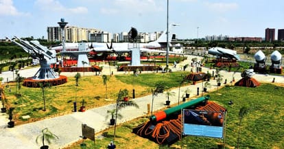 UP: Country's first Naval Shaurya Vatika built in Lucknow, CM present with Defence Minister Rajnath Singh