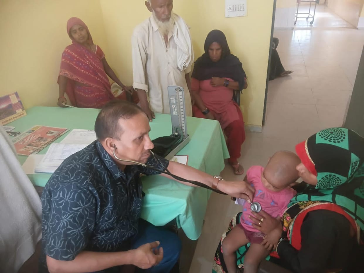 Due to the change in weather, fever and stomach ache patients have increased.