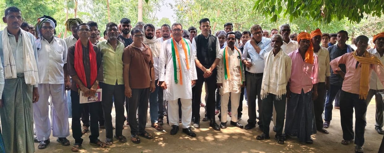 Farmers protest against industrial corridor by taking out Save Agricultural Land Yatra