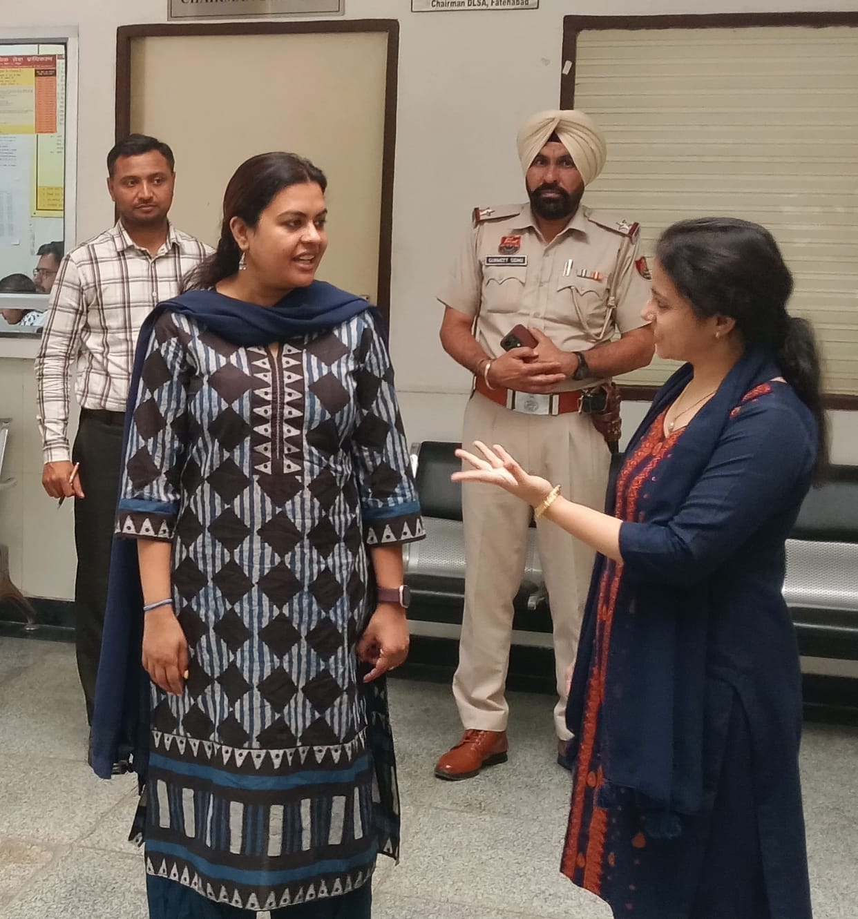 HALSA team inspects legal aid centres in Fatehabad