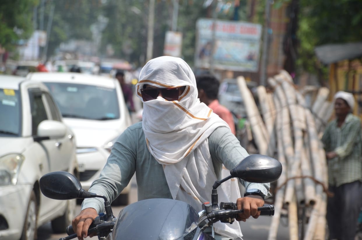 As the day progressed, the heat increased and the humidity caused trouble