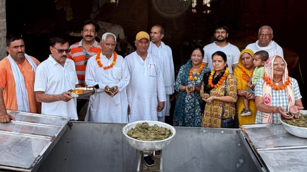 Also donated funds for cow service