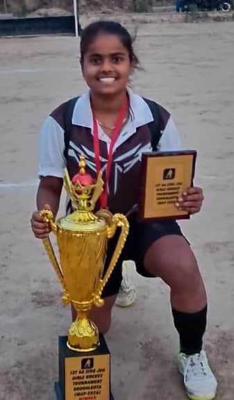 Belha's daughter shines in women's hockey competition, becomes man of the tournament