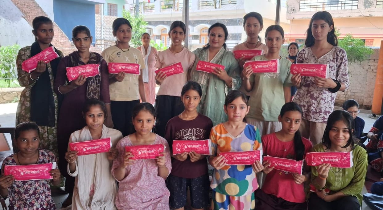 Health and hygiene information provided to adolescent girls