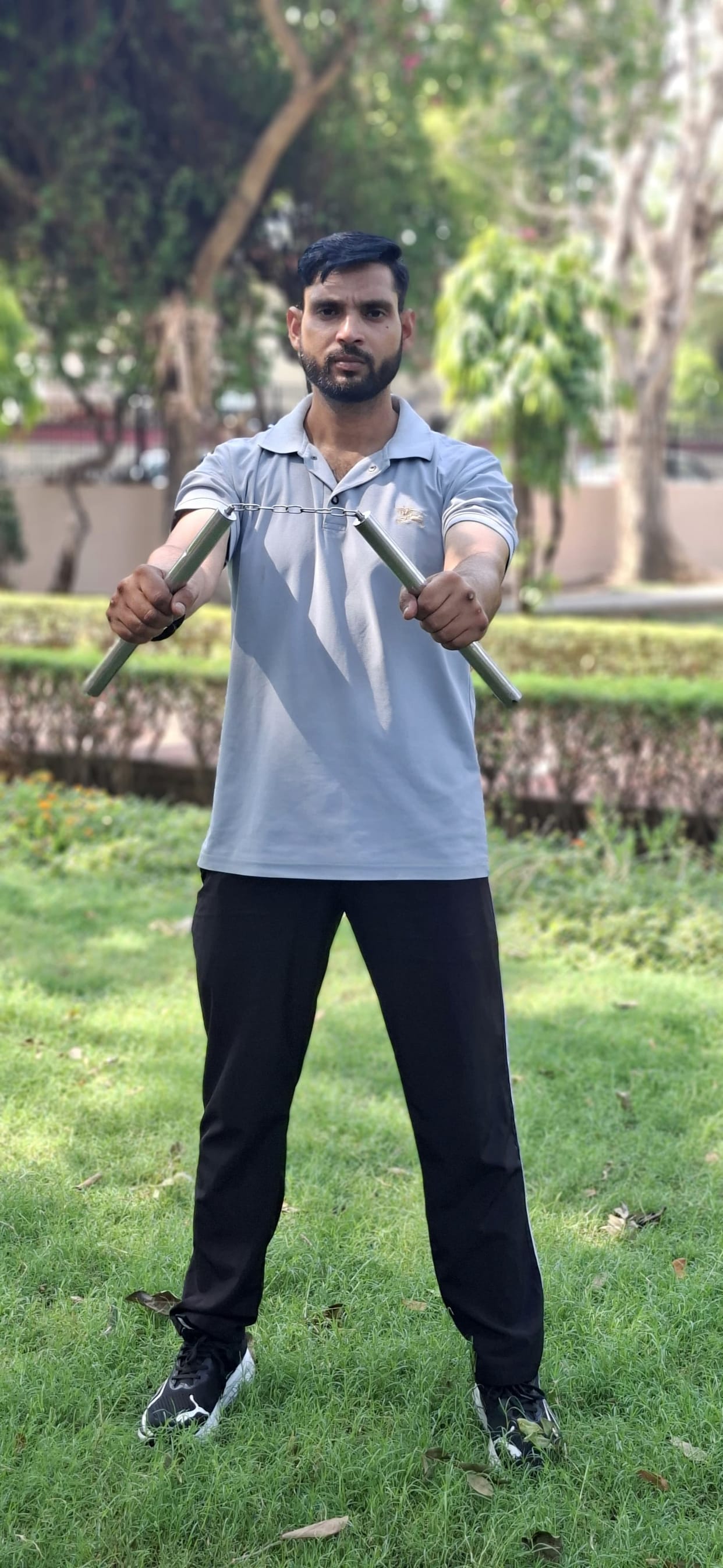 Nitin shines on the international stage in the Nunchaku tournament