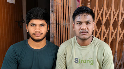प्रितम व प्रसिंस अपने परिजनों के साथ
