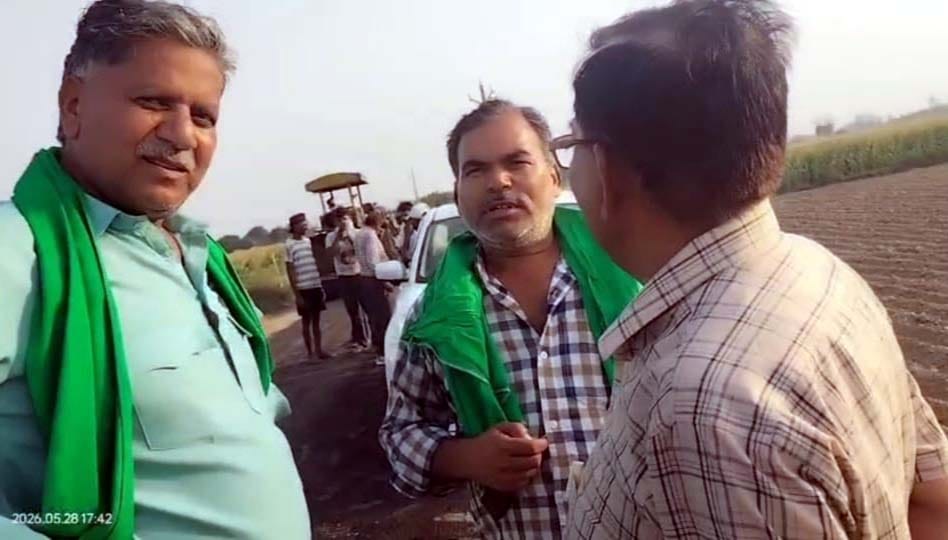 Road started crumbling before inauguration, Bhakiyu raised questions on quality