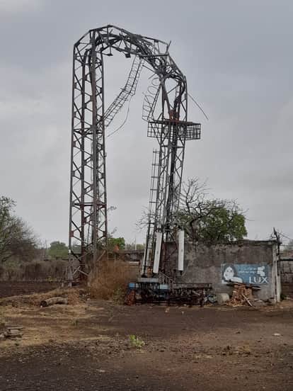 Mobile towers damaged and trees fell due to heavy storm, wind and rain.
