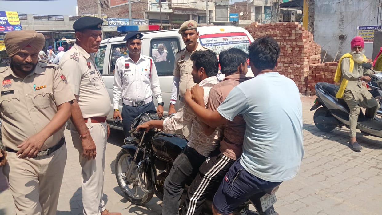 Challans were issued for 28 vehicles and a fine of Rs 1.30 lakh was imposed