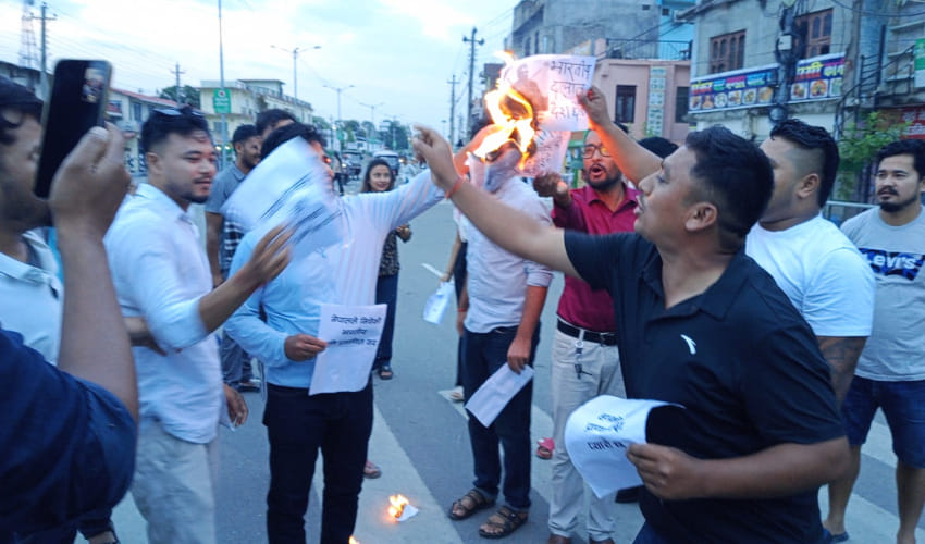 Nepal: Student union protests against Balen's statement