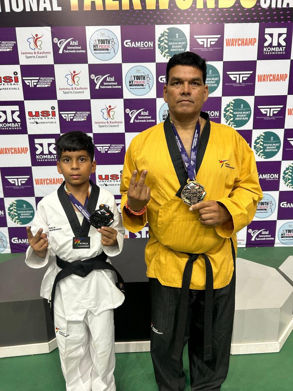 Agra players shine in international Taekwondo