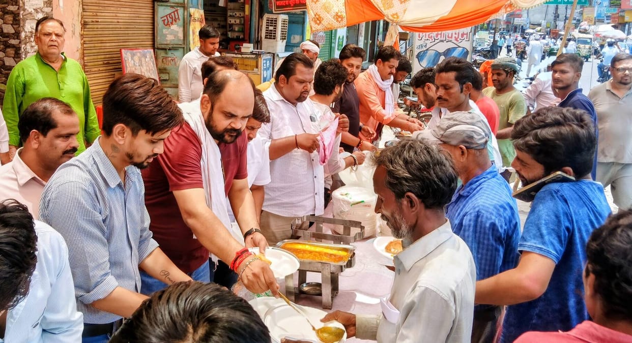 Organizing a feast on the fifth Tuesday of Jyeshtha