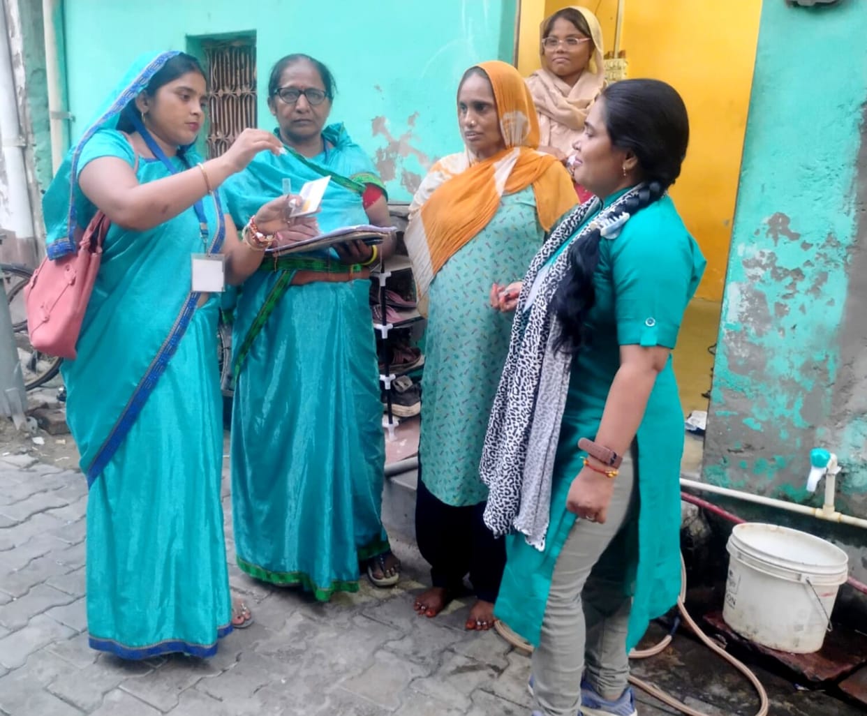 Amrit Mitra is reaching every house, checking the quality of drinking water.