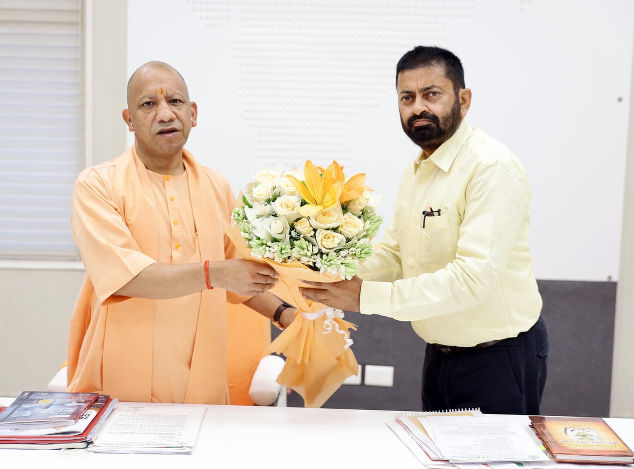 Former IAS met the CM for regional development