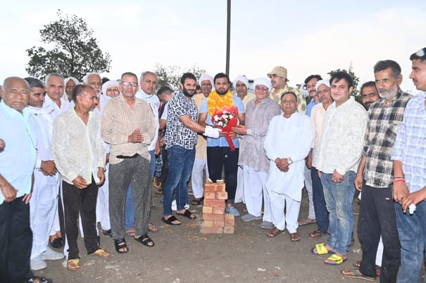 A community center will be built in Rajpur at a cost of Rs 65 lakh.