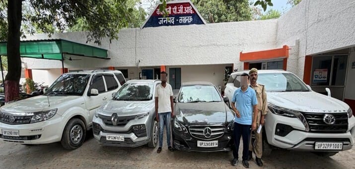 Four Luxury Cars of Accused Property Dealer Seized