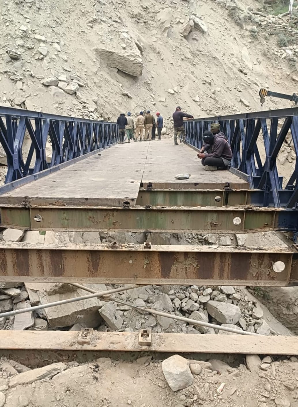 A new 140-feet long Bailey bridge will now be built over the Jahalma drain.