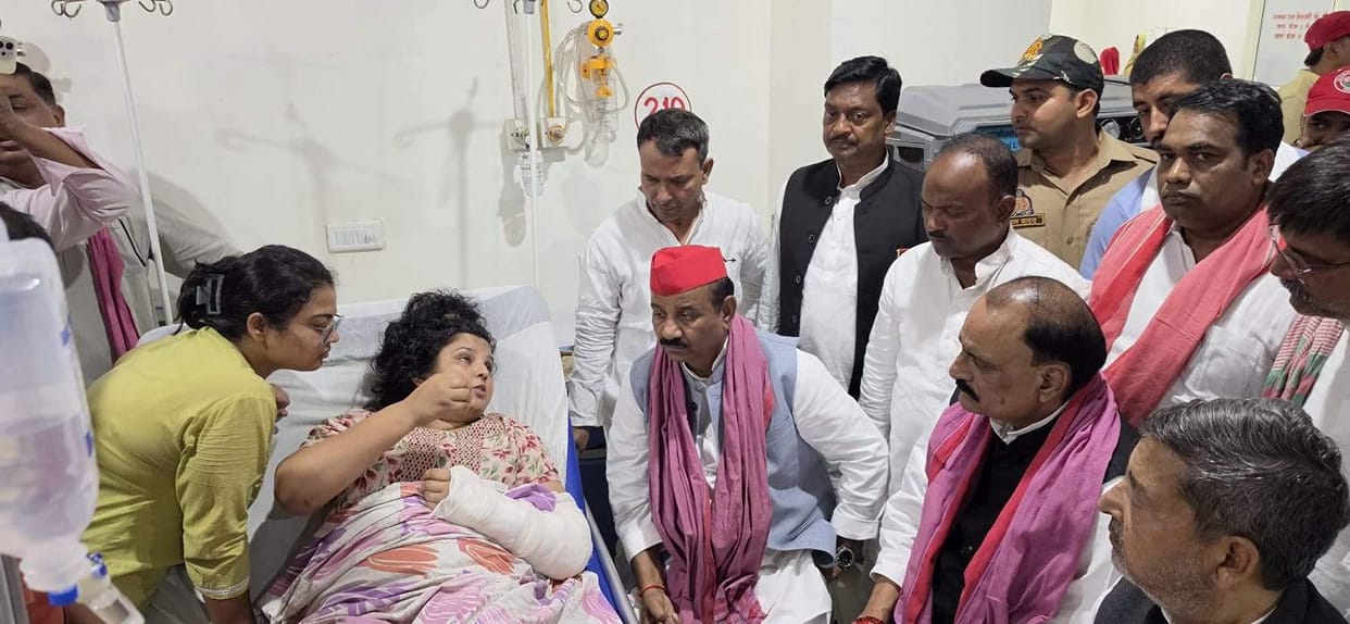 BJP supporters played a role in the attack on the SP women district president: Shyamlal Pal
