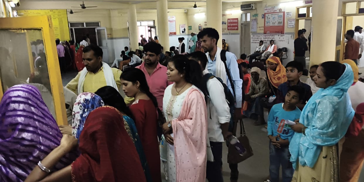 Effect of weather, every 5th person coming to OPD complains of stomach ache and fever.
