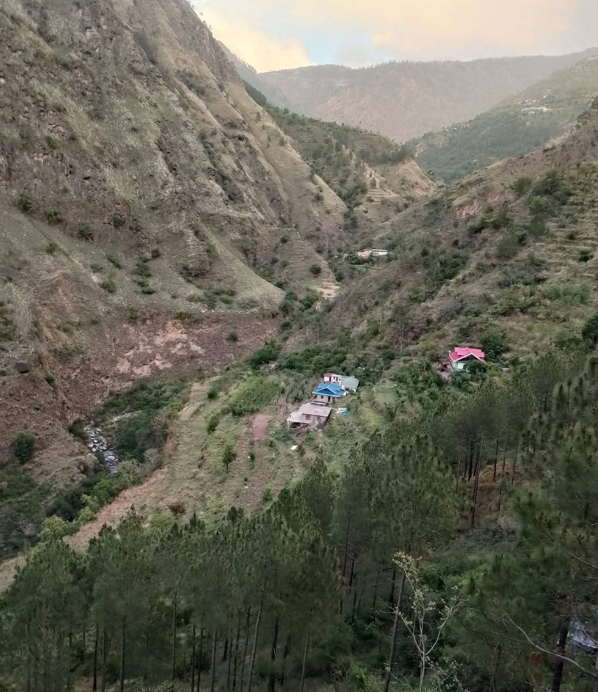 No road for Tikra and Majhrog villages