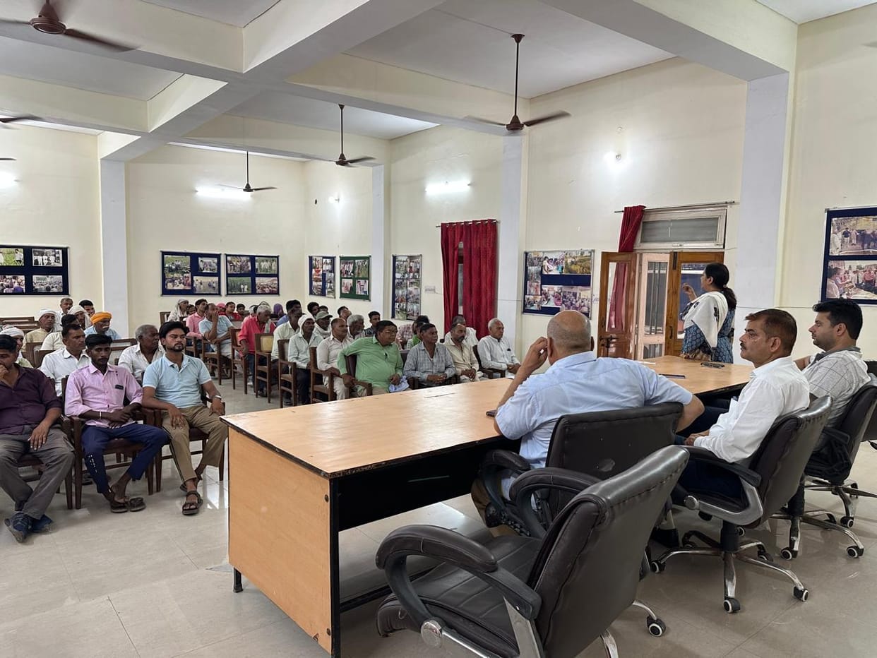 Agricultural scientists created awareness on water conservation and natural farming