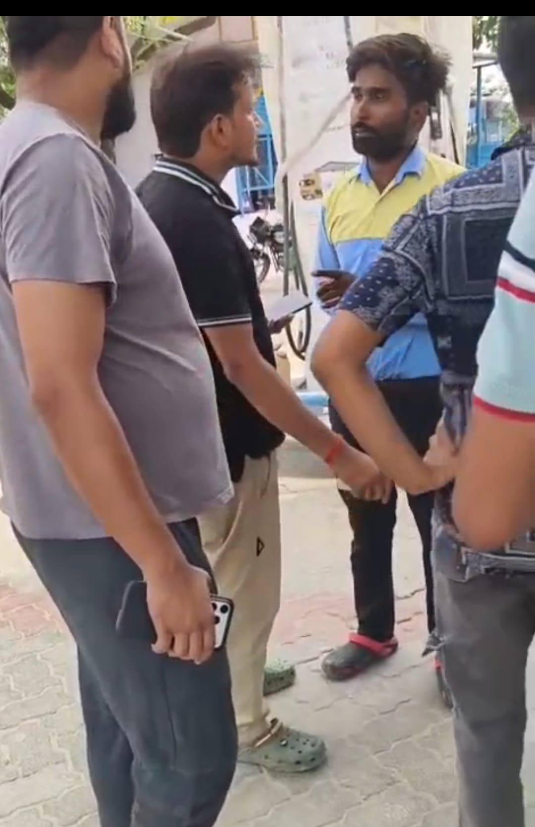 Uproar at petrol pump over allegations of adulteration