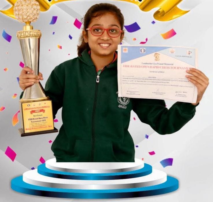 Nihira and Riddhi get international FIDE rating in chess