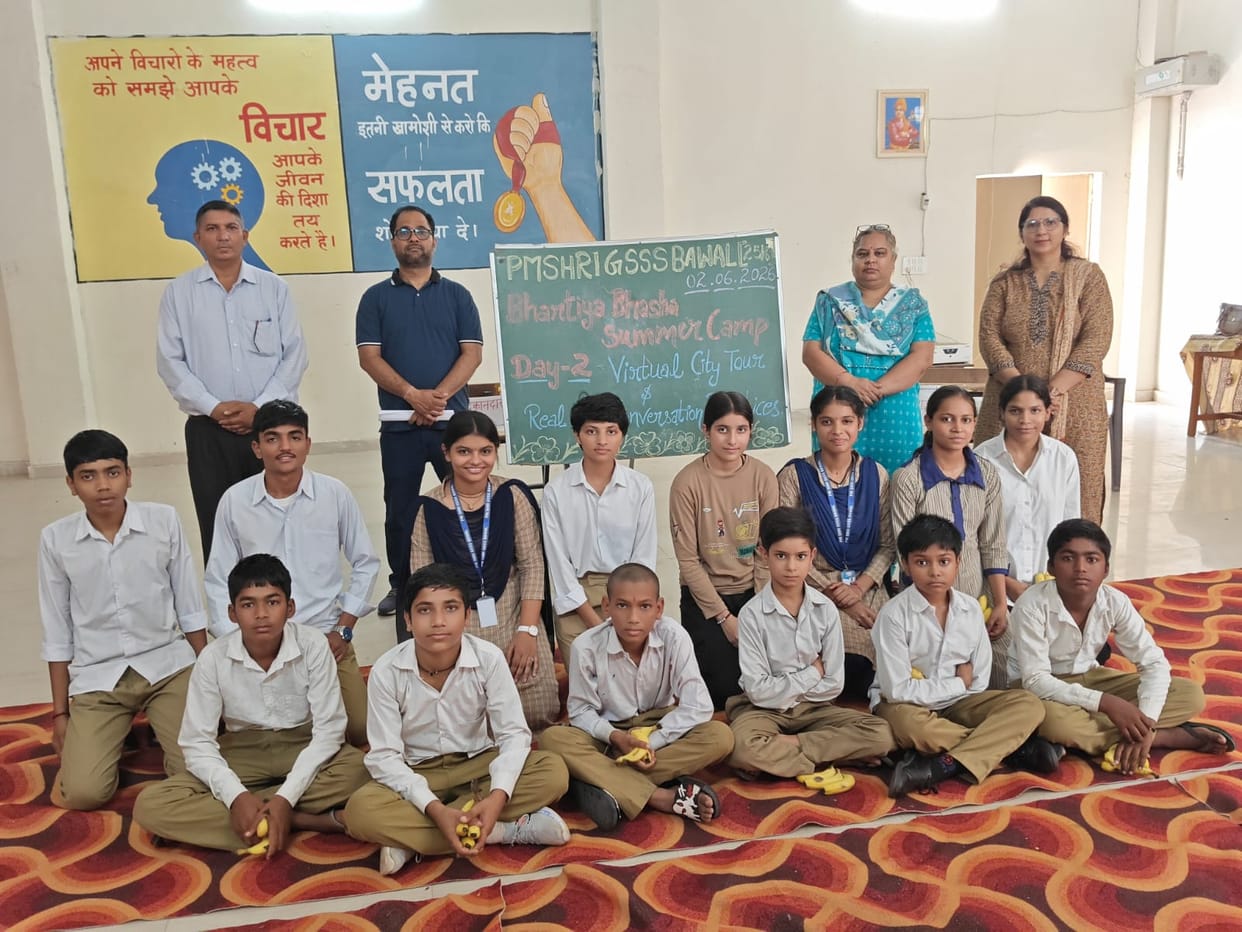 Children learned the history of Bawal in Bhasha Summer Camp, set up a mini market