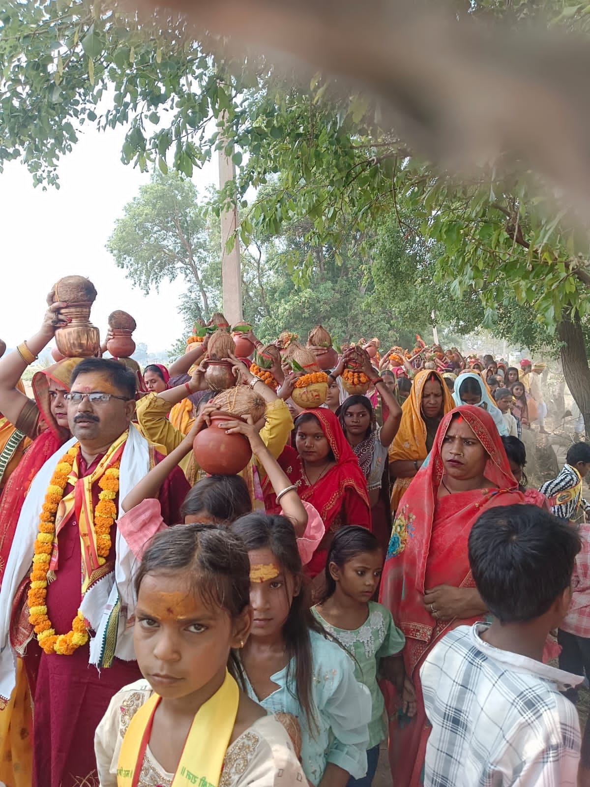 Shri Ram Katha Mahayajna Commences with a Kalash Procession