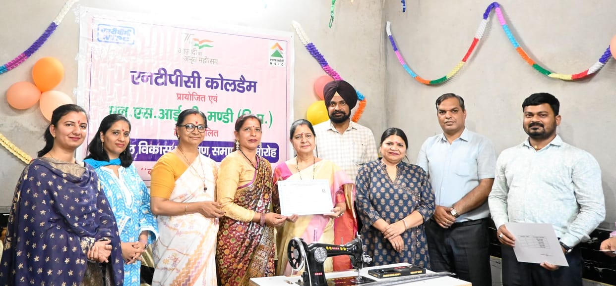 25 women took dress making training in Dhwal