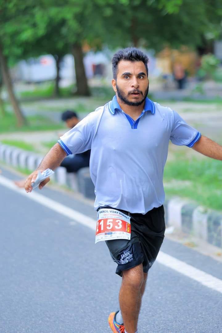 Naveen Rana ran 20,000 km in 2,100 days.