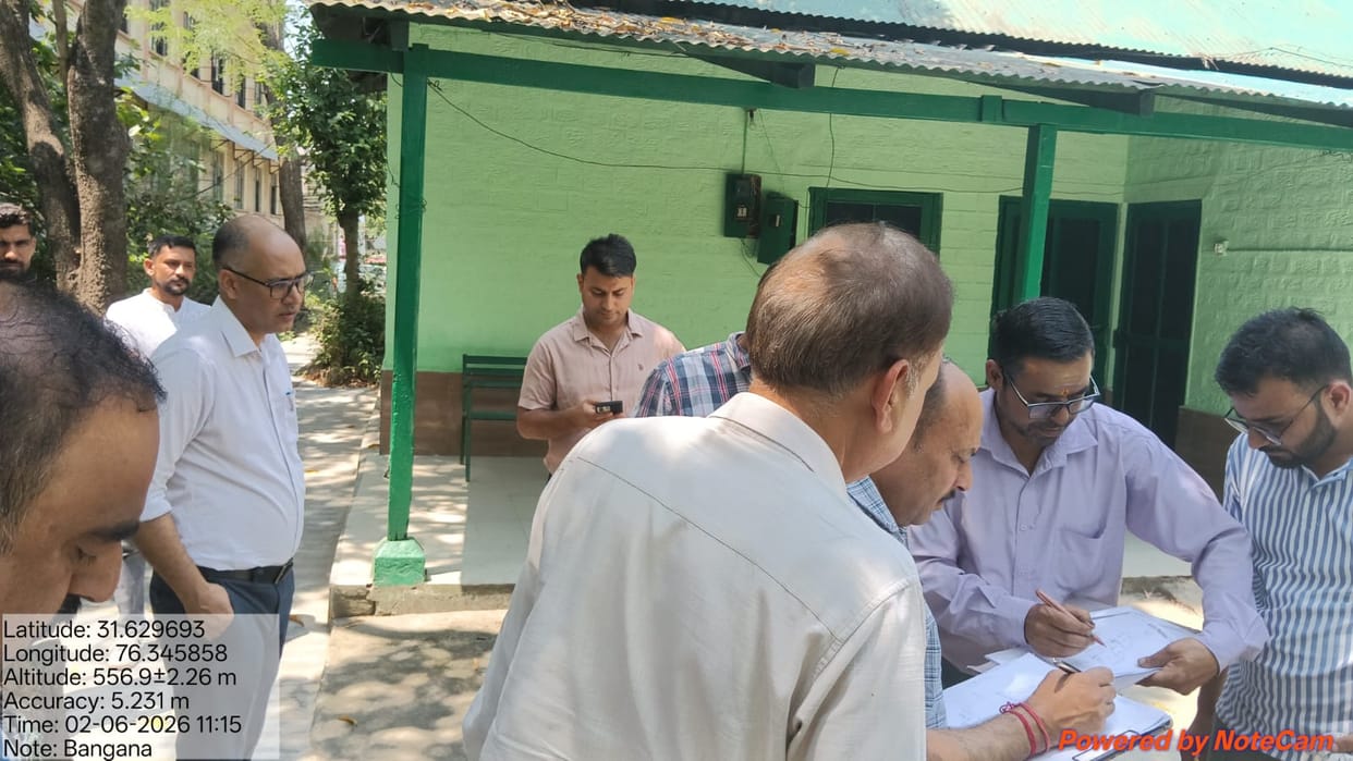 The process of transferring the land of the forest department premises for the Bangana bus stand has been expedited.
