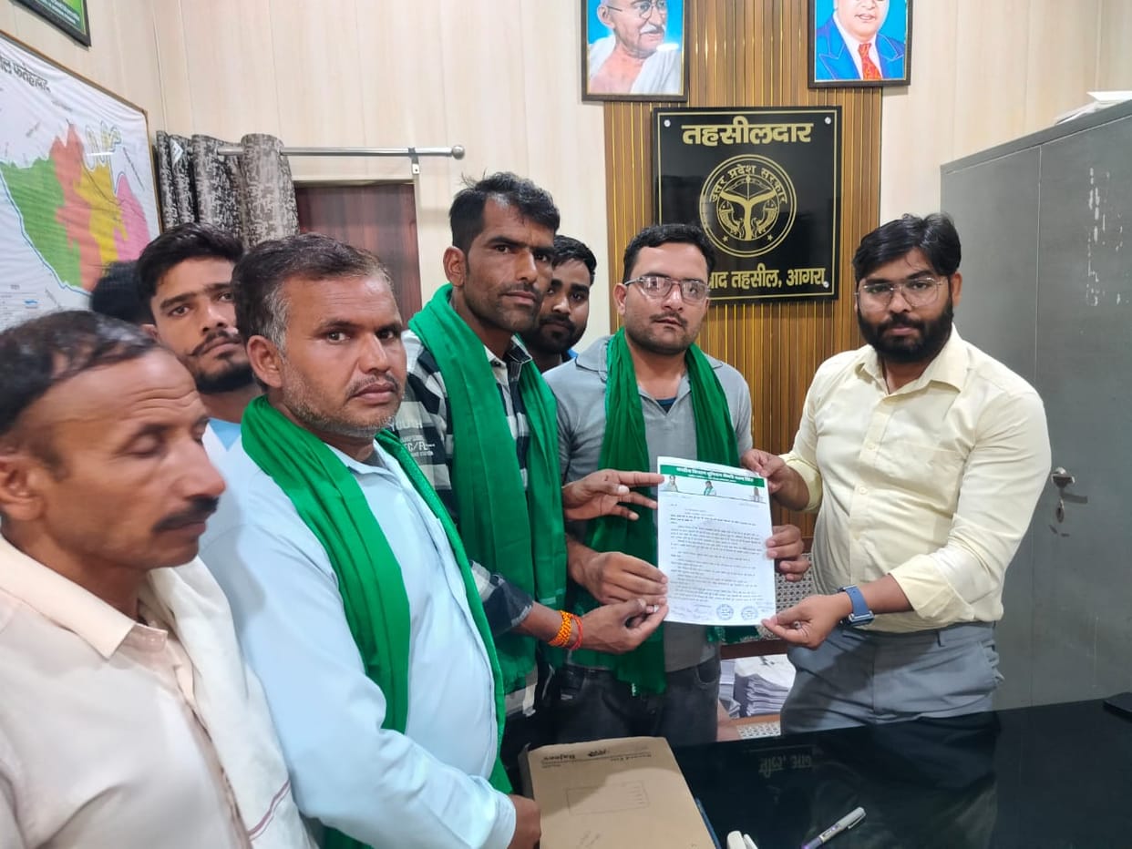 Rain damages mung bean crop, demands survey; farmers submit memorandum to Fatehabad tehsildar, demanding compensation