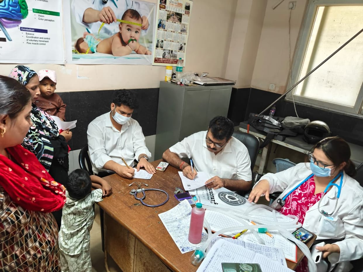 Government hospitals are short of pediatricians, forcing children to run around