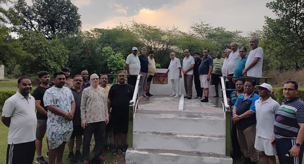 Citizens gathered at the memorial for the martyrs.