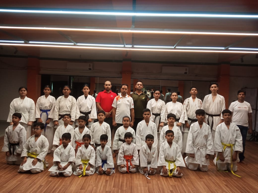 Players showed their strength in the Karate Belt Competition