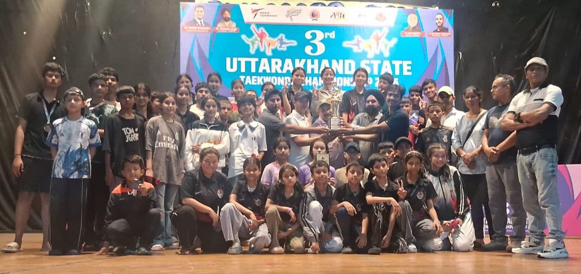 Players from Pithoragarh won 46 medals in the state-level Taekwondo competition.