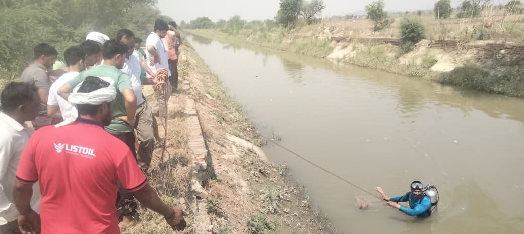 Two teenagers die after drowning in Loharu canal, SDRF conducts search operation to recover bodies
