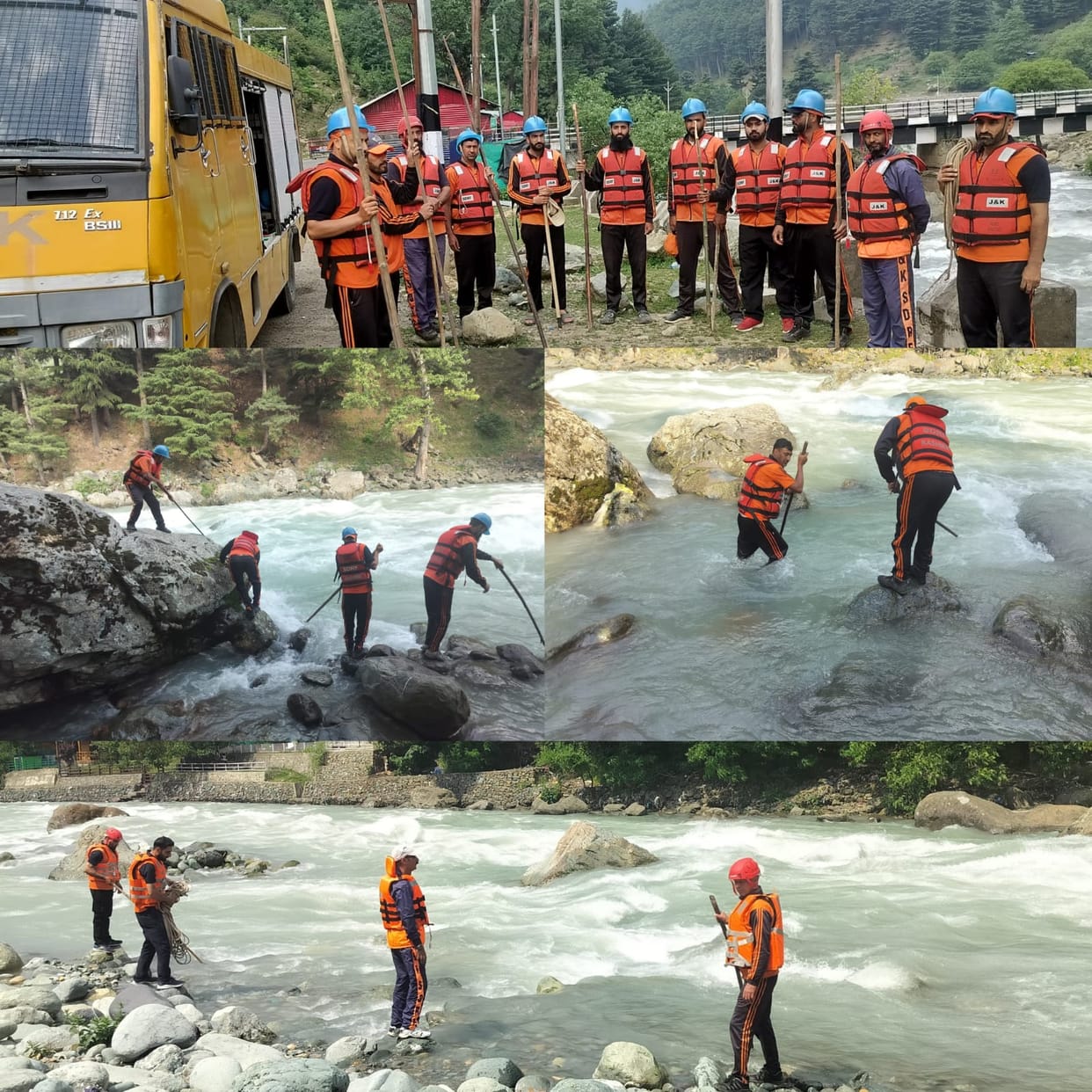 Srinagar, Liddar River, Rescue Operation, Third Day