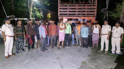 Muzaffarpur Bihar news : police take major action against cattle smugglers 60 cattle freed 22 interstate