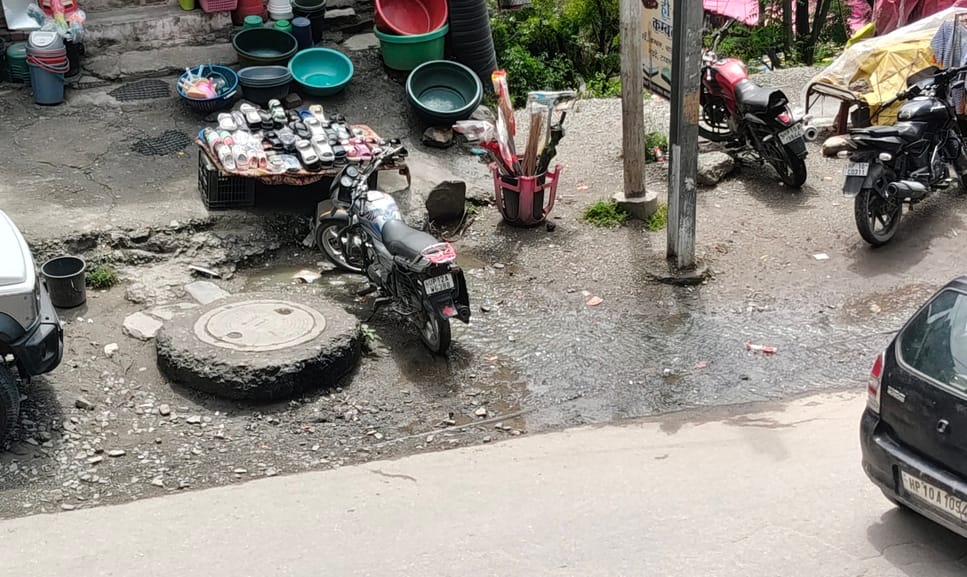 Rohru's sewerage system is in a bad shape, with filth flowing on the roads