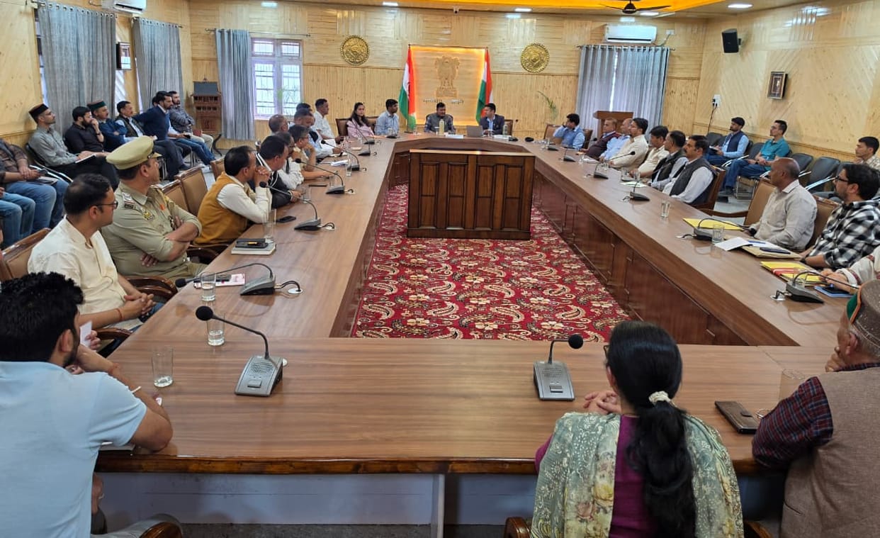 MLA Brakta gave information in the review meeting