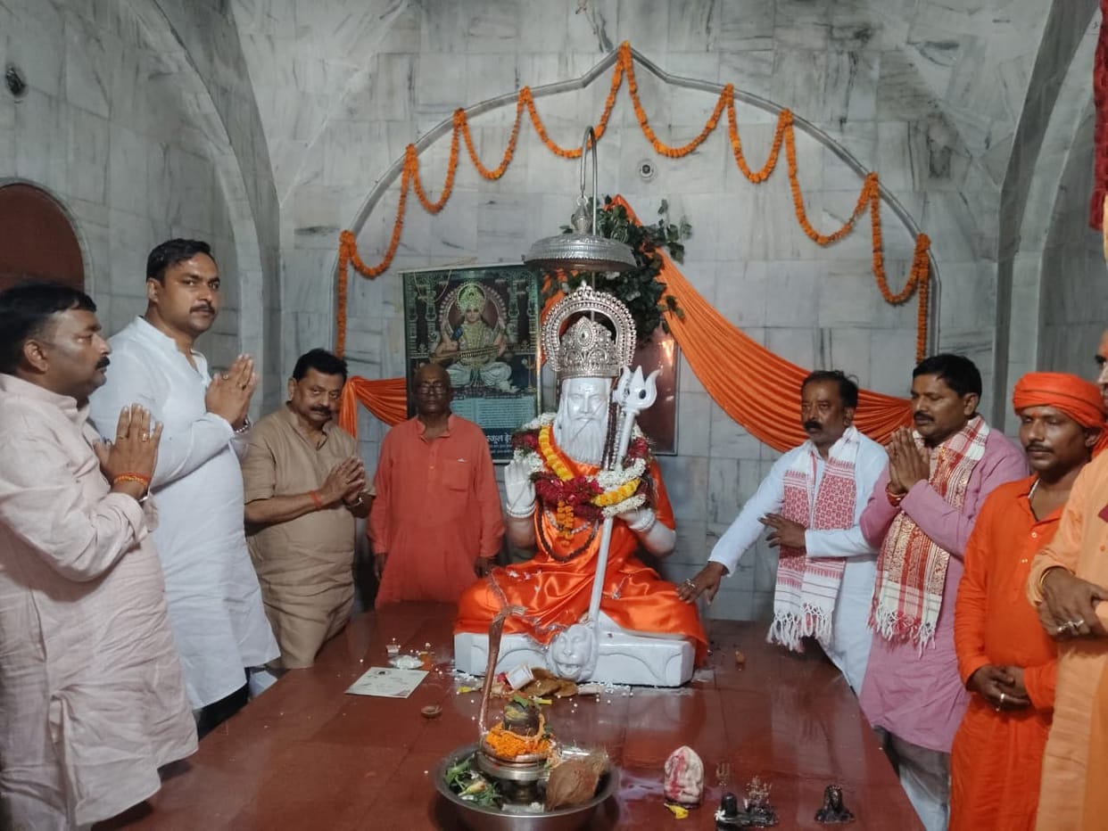 The annual festival of the Baba Shri Siddhanath Temple was celebrated with a Havan, worship rituals, and a community feast.