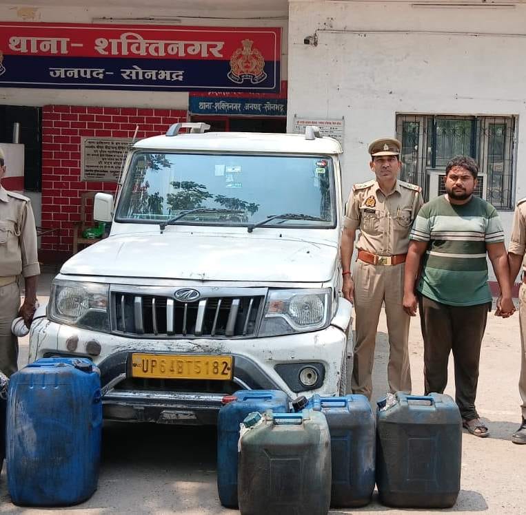 550 Liters of Stolen Diesel Seized from Vehicle; One Arrested
