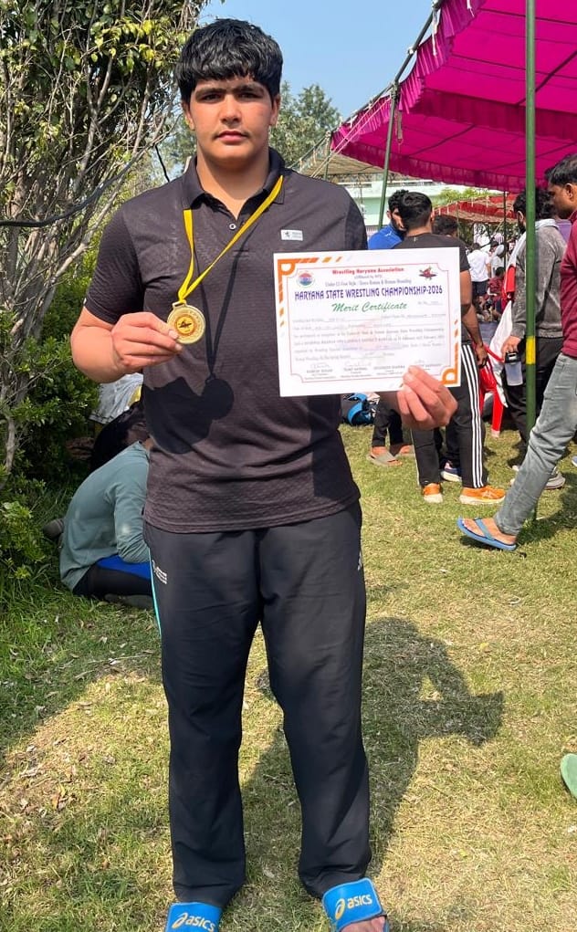 Jatin Nehra of Nindaana selected for Asian Wrestling Championship